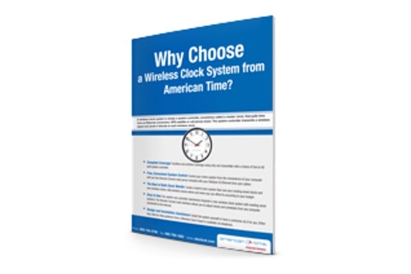 Why Choose a Wireless Clock System from American Time?