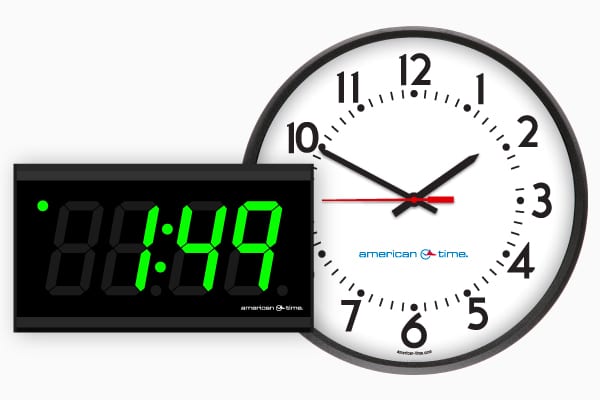 wireless analog and digital clocks