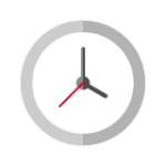 gray clock icon