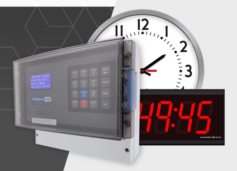 AllSync IQ® Wired Master Clock System American Time