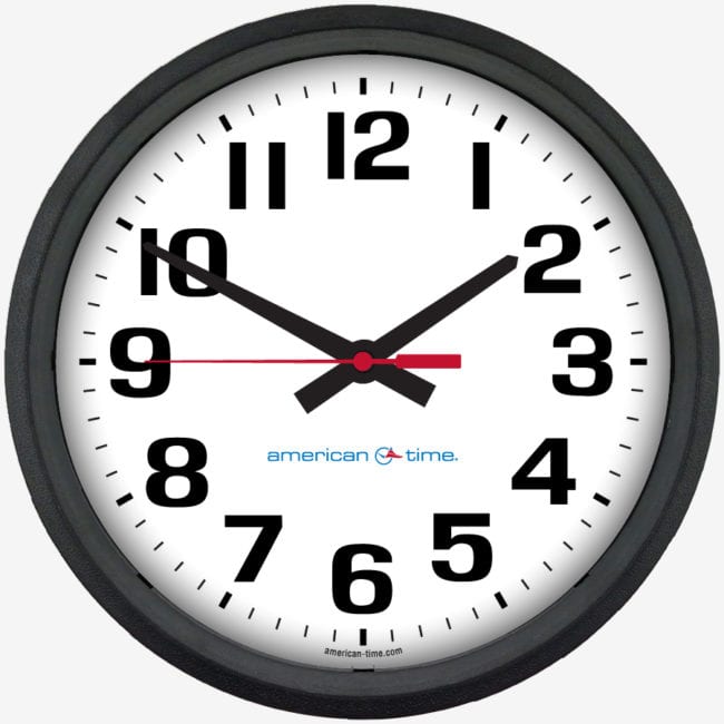 timex wall clock