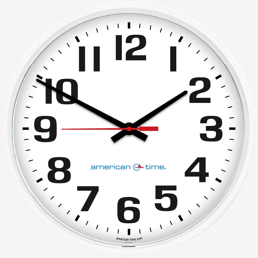 Silent Sweep Analog Wall Clock | American Time