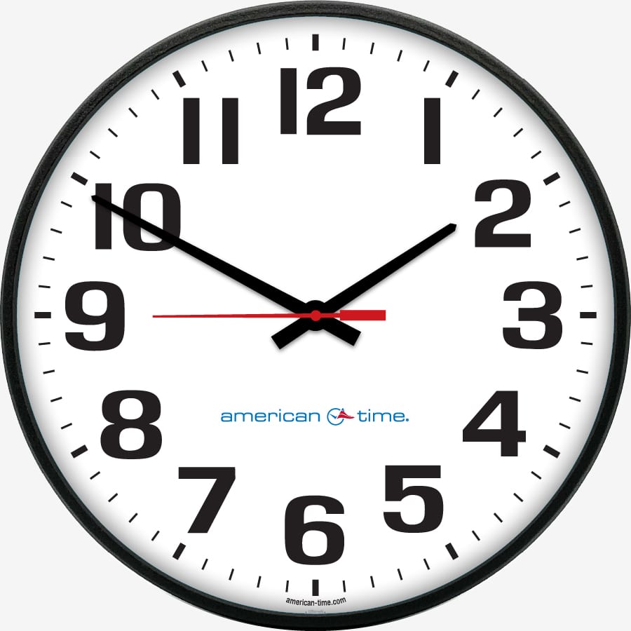 AllSync Plus Wired Analog Wall Clocks  American Time