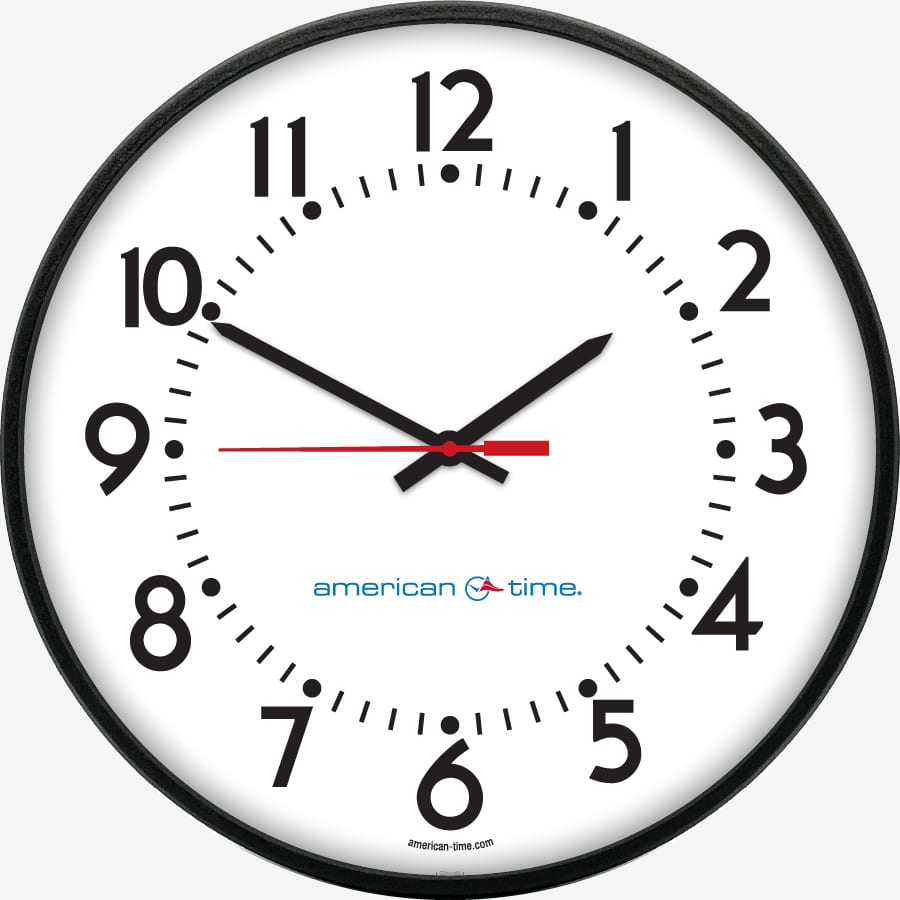 Wi-Fi Synchronized Analog Wall Clocks | American Time