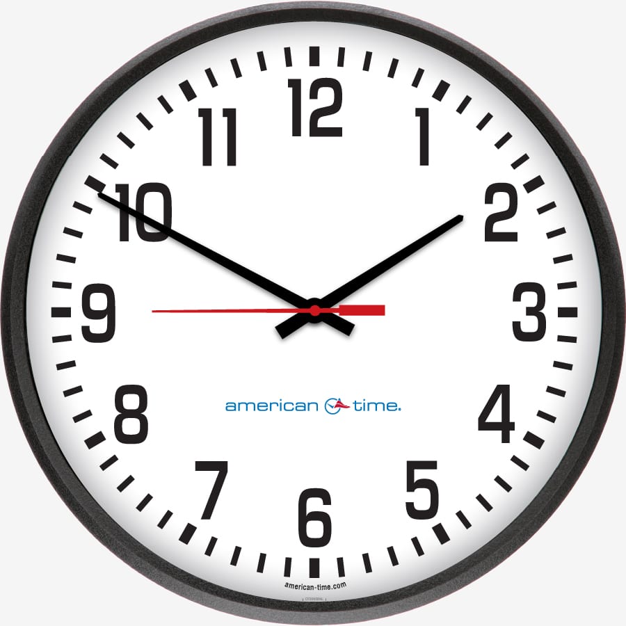 Quartz Movement Battery Clock American Time