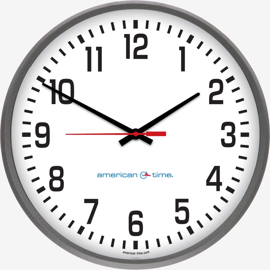 AllSync Plus Wired Analog Wall Clocks American Time