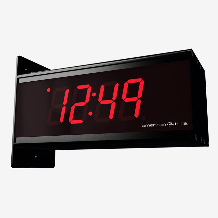 SiteSync IQ Wireless Digital Clock, 2.5 Red 4-Digit, Double-Face  Ceiling-Mount, 24V Molex Plug, w/ Countdown Circuit