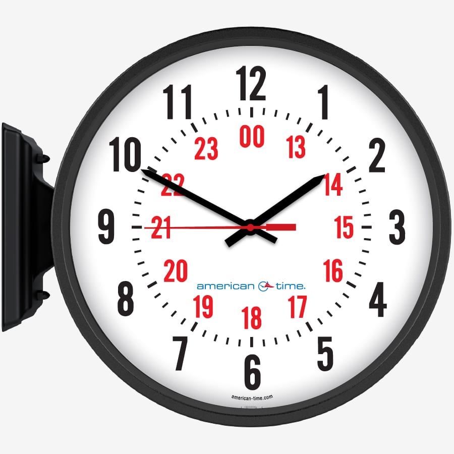 SiteSync Wireless Analog Wall Clocks American Time