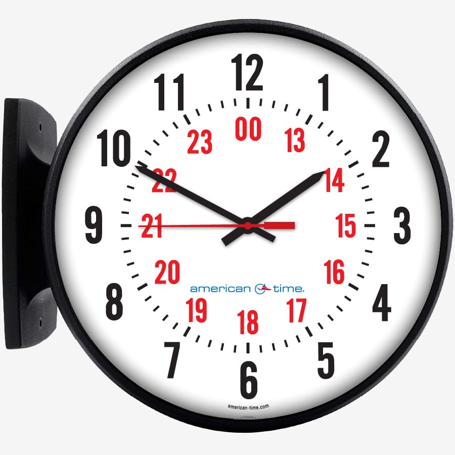 AllSync Plus Wired Analog Wall Clocks American Time