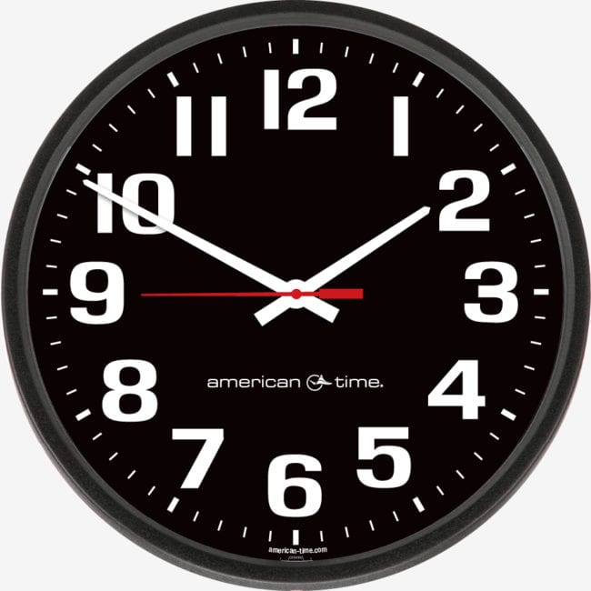 AllSet Quartz Battery Clock American Time