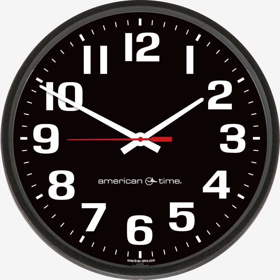 AllSync Plus Wired Analog Wall Clocks American Time