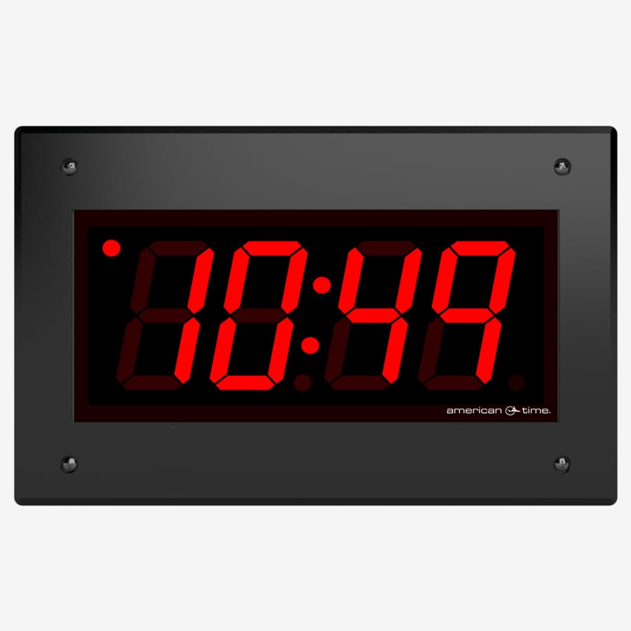 Flush Mount Digital Power over Ethernet Clocks