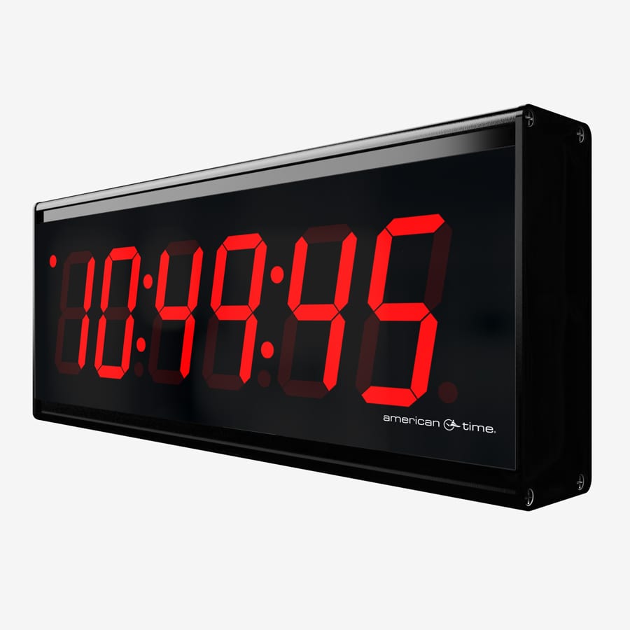 S9D4R6CALB LED Digital Timer, Red, 4 Numeral, 6 Digit, Black, 105-240V AC