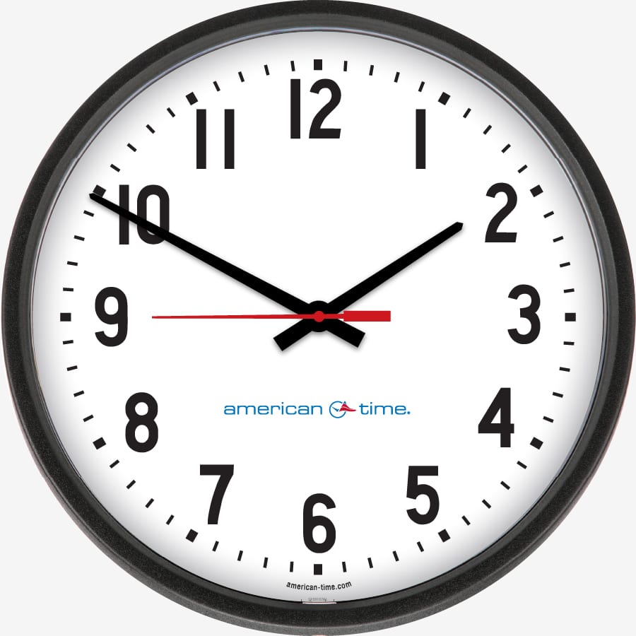 AllSync Plus Wired Analog Wall Clocks American Time