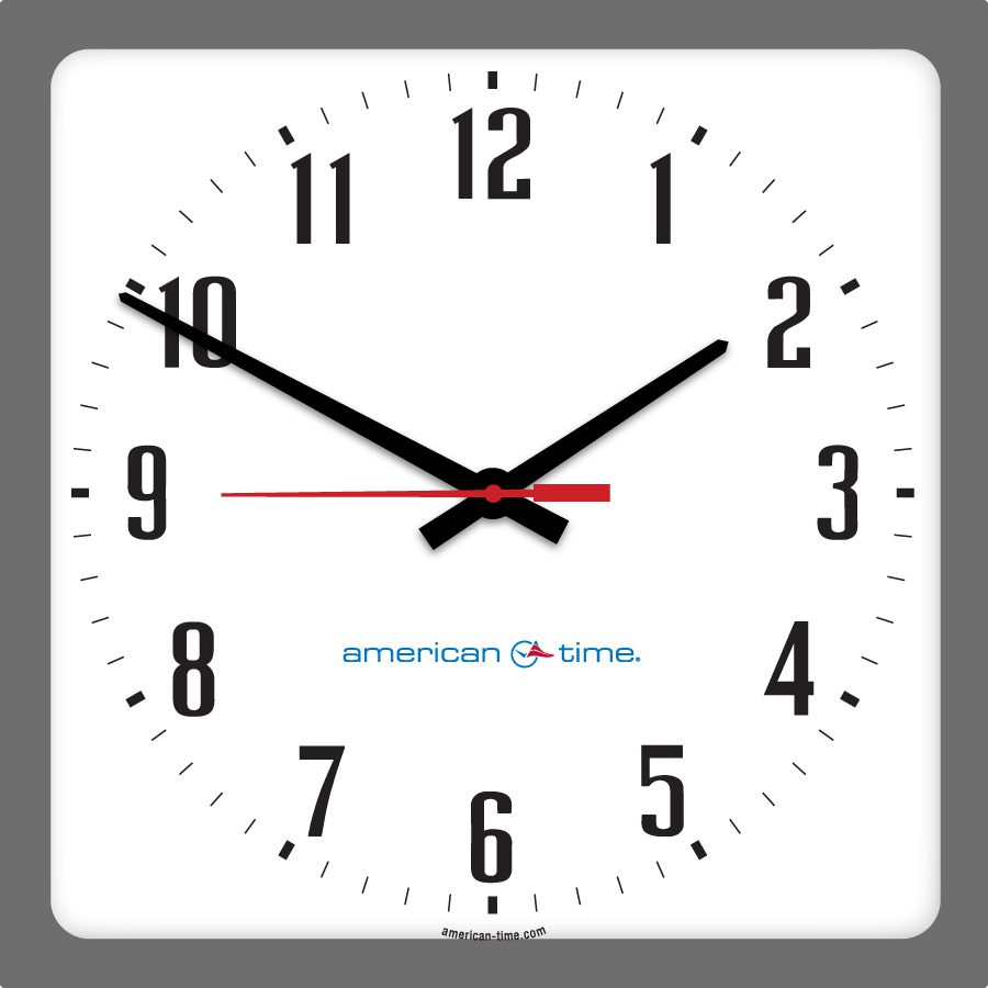 AllSet Quartz Battery Clock American Time