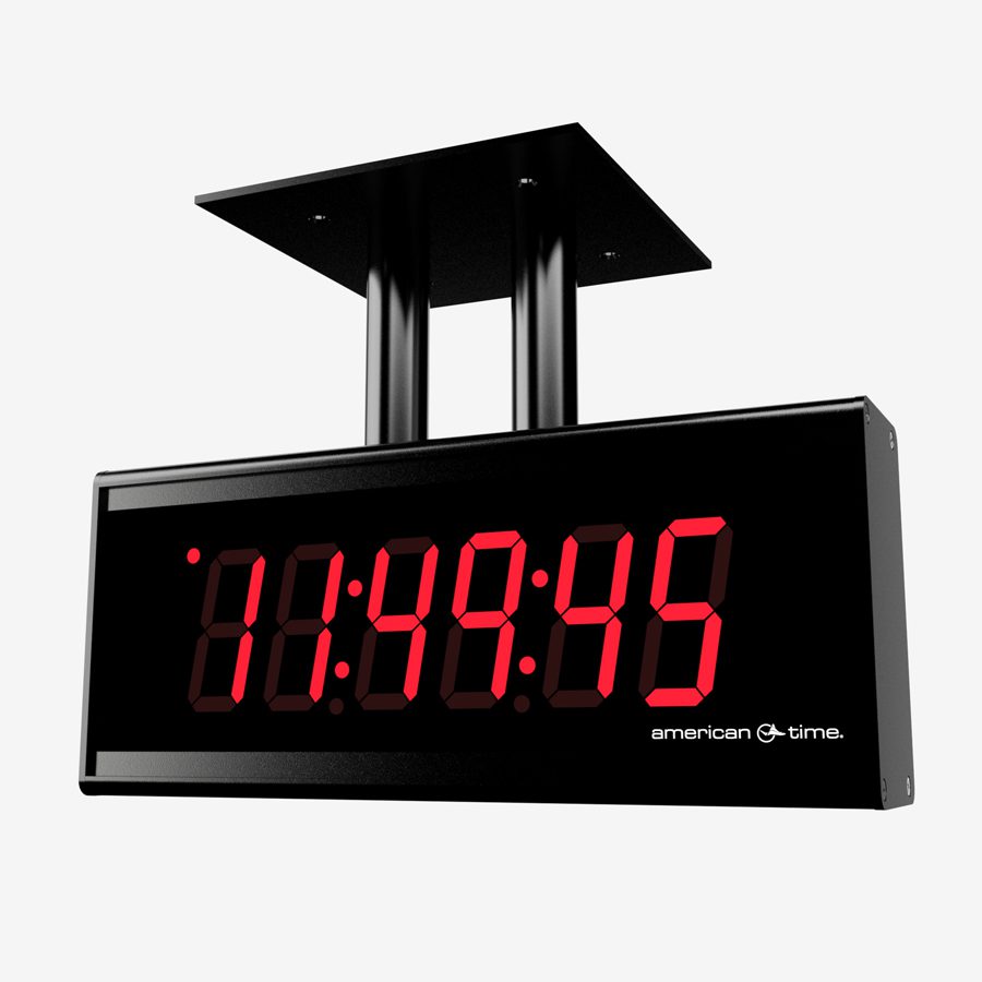WiFi Synchronized Digital Wall Clocks American Time