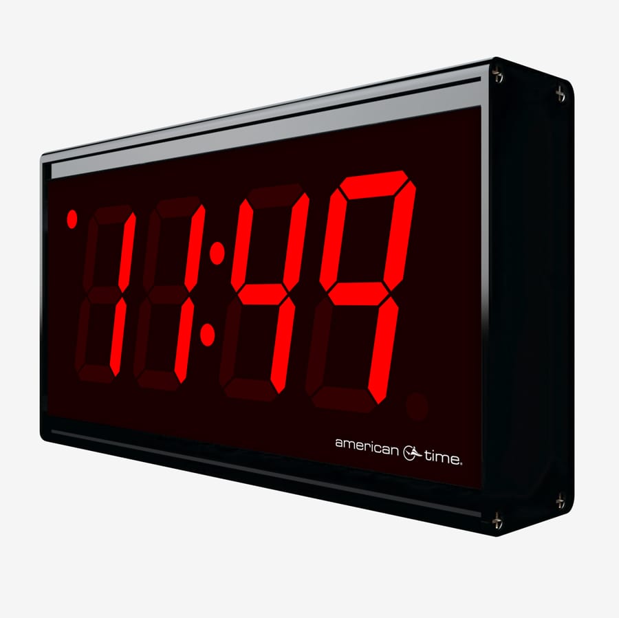 Power over Ethernet (PoE) Digital Wall Clocks | American Time