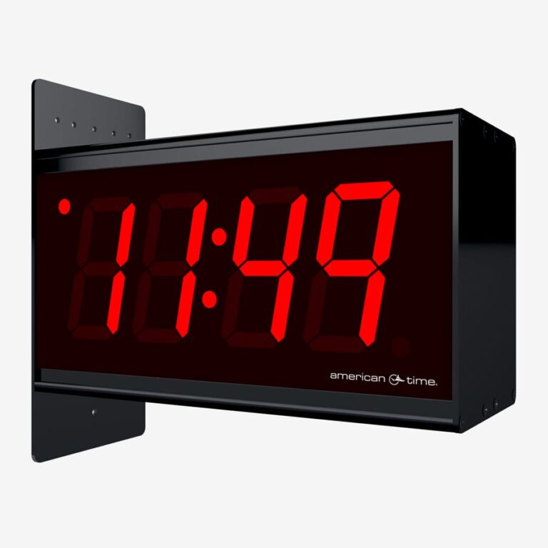Wired System Digital Wall Clocks American Time