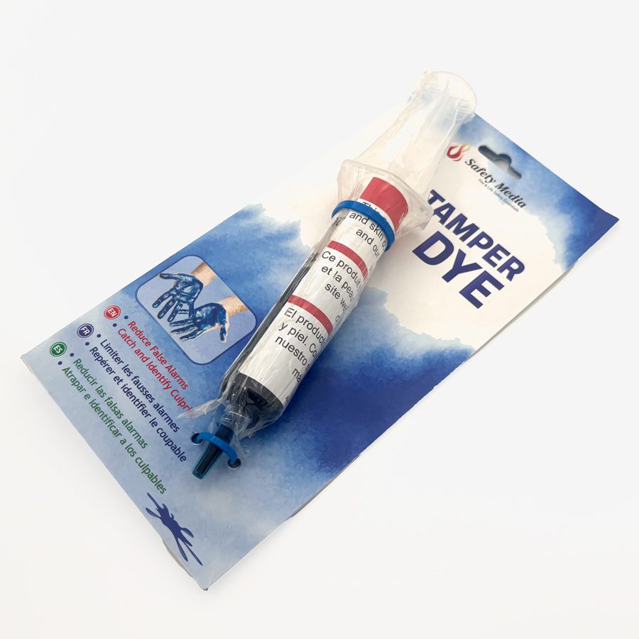 Tamper Dye packaging